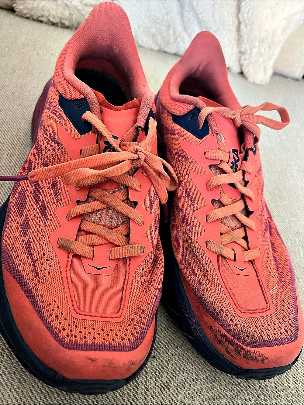 Hoka One Speedgoat Women's Athletic Shoes Pink & Orange US 7.5B